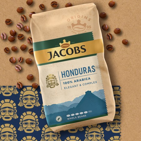 Zestaw Kawa Ziarnista Jacobs Origins X Brazil Honduras Arabica