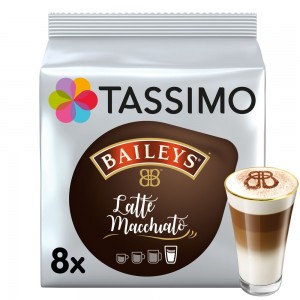 Kapsułki Tassimo Baileys Latte Macchiato 8 kaw białych, rozmiar XL