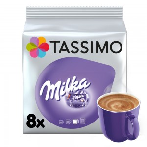 Kapsułki Tassimo Milka 8 napojów czekoladowych, rozmiar L