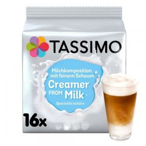 Kapsułki mleczne Tassimo Creamer from milk 16 mleczek do kawy, rozmiar M