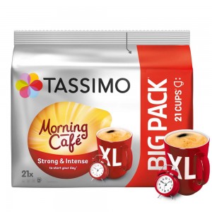 Kapsułki Tassimo Morning Cafe (Strong&Intense) 21 kaw czarnych, rozm. XL