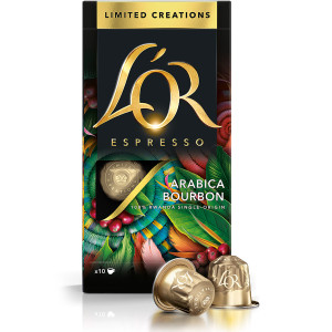 Kapsułki L'OR Arabica Bourbon 10 sztuk intensywność 8, do ekspresów Nespresso®*