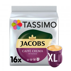 Kapsułki Tassimo Caffe Crema Intenso 16 kaw czarnych, rozmiar XL
