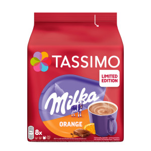 Kapsułki Tassimo Jacobs Milka Orange 8 napojów czekoladowych, rozmiar L