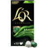 Kapsułki aluminiowe L'OR Brazil Espresso, intensywność 8 - 10 sztuk, do ekspresów Nespresso® Original* L'OR - 1 Kapsułki aluminiowe L'OR Brazil Espresso, intensywność 8 - 10 sztuk, do ekspresów Nespresso® Original* L'OR - 1