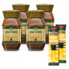 Zestaw kawa rozpuszczalna Jacobs Cronat Gold 4x200g + dwie saszetki MILD 3w1, 𝐃𝐀𝐑𝐌𝐎𝐖𝐀 𝐃𝐎𝐒𝐓𝐀𝐖𝐀🚚 Jacobs Zestaw kawa rozpuszczalna Jacobs Cronat Gold 4x200g + dwie saszetki MILD 3w1, 𝐃𝐀𝐑𝐌𝐎𝐖𝐀 𝐃𝐎𝐒𝐓𝐀𝐖𝐀🚚 Jacobs
