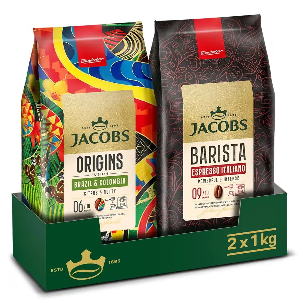 Obrazek Kawa ziarnista brazil colombia origins fusion barista espresso italiano 2 1 kg