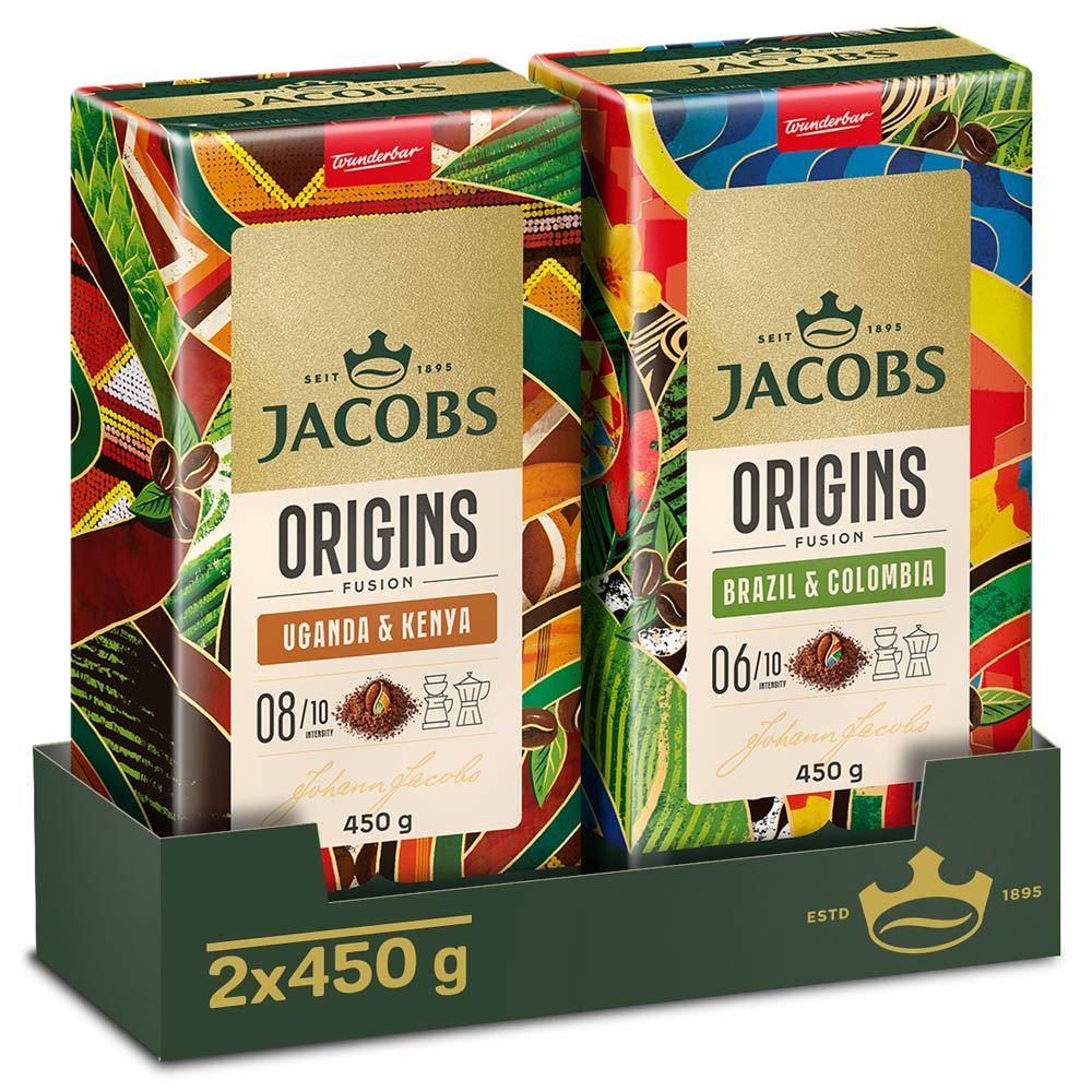 Jacobs_Zestaw_Origins_Uganda&Kenya_+_Brazil&Colombia_Mielona_450g_x2_Tacka