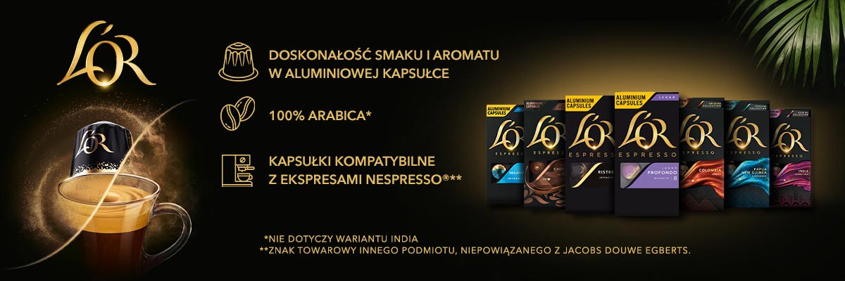 Kapsułki aluminiowe L'OR