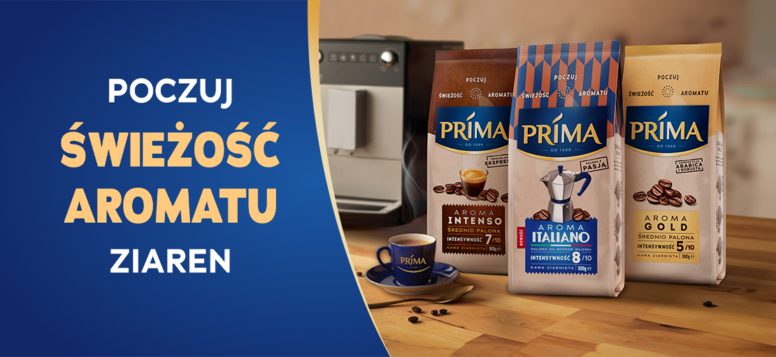 Poczuj świeżość aromatu ziaren