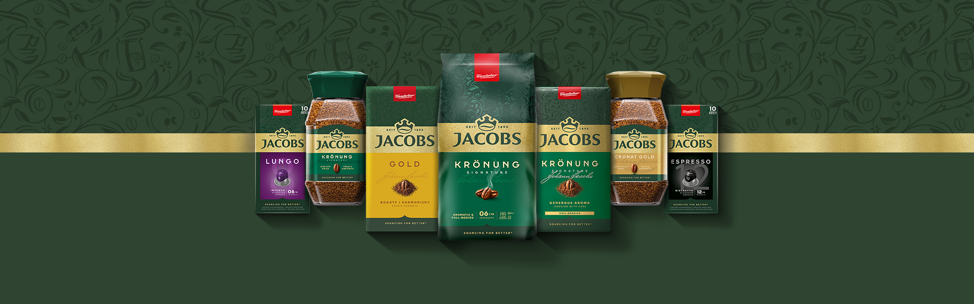 Kawy jacobs różne rodzaje