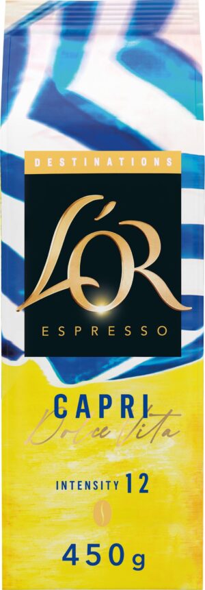 Kawa ziarnista L'OR Destinations Capri Dolce Vita, intensywność 12