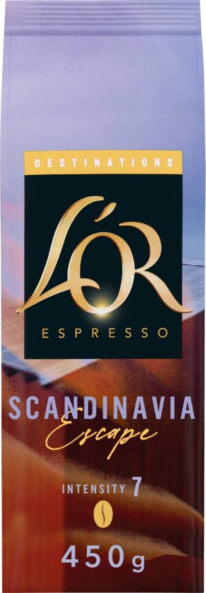 Kawa ziarnista L'OR Destinations Scandinavia Escape, intensywność 7
