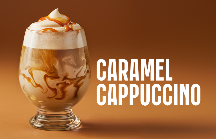 Mrożona kawa z mlekiem i Jacobs Espresso Concentrate Sweet Caramel